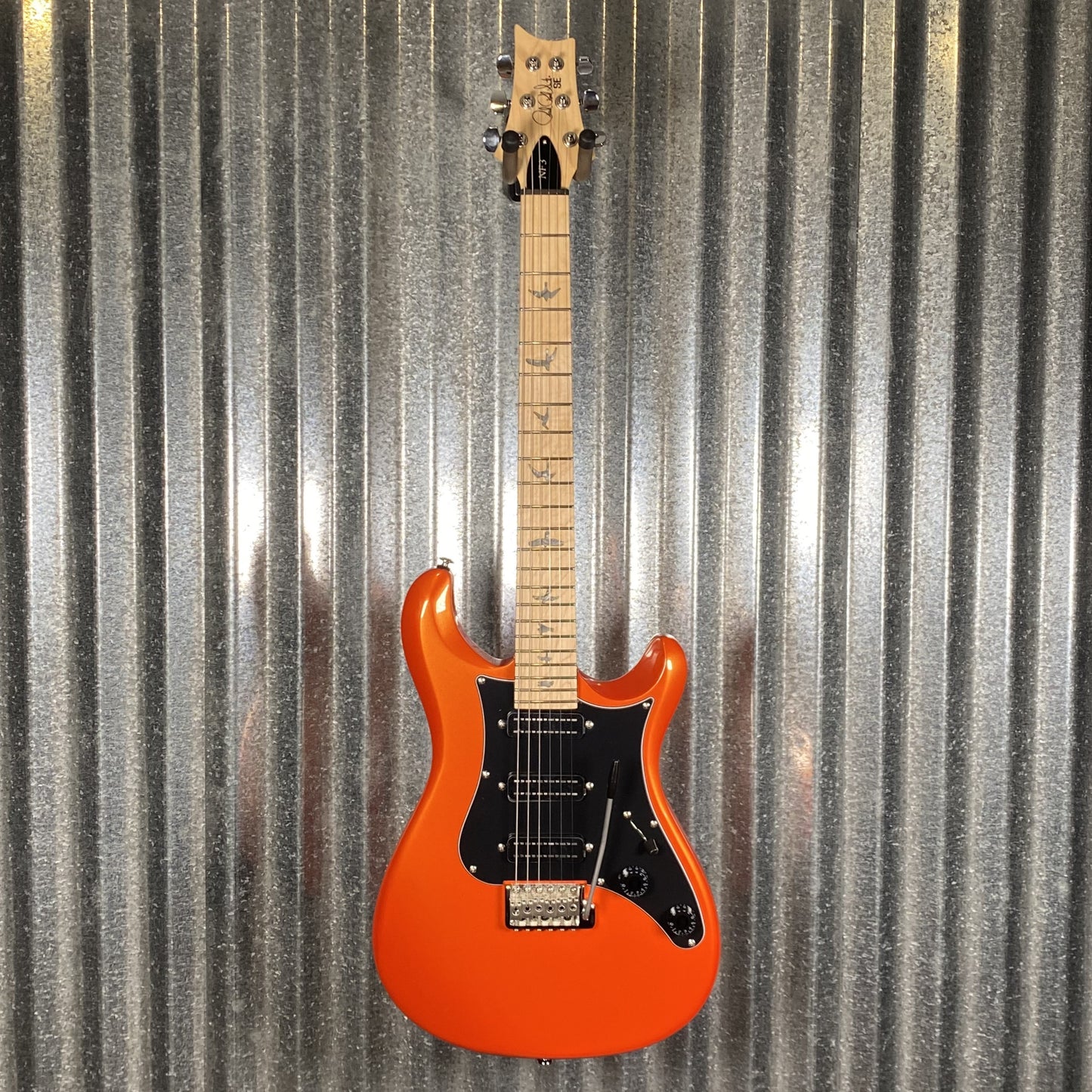 PRS Paul Reed Smith SE NF3 Metallic Orange Maple Guitar & Bag #9596