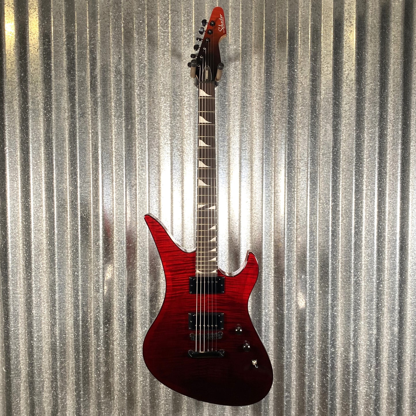 Schecter Avenger Standard Blood Burst Guitar #0673