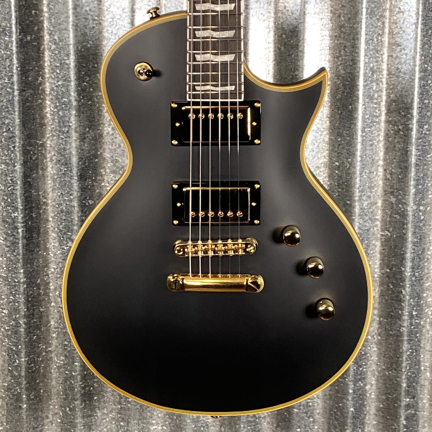 ESP LTD EC-1000 Duncan Eclipse Seymour Duncan Vintage Black Guitar LEC1000VBD #0540 Used