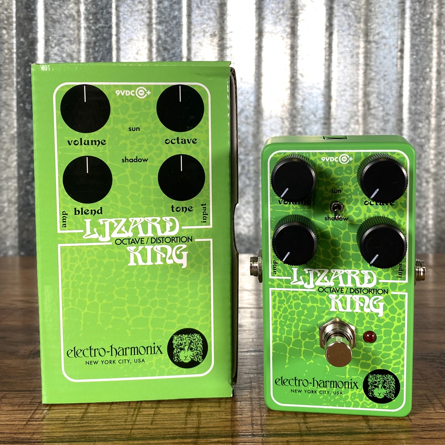 Electro-Harmonix EHX Lizard King Bass Octave Fuzz Effect Pedal Used