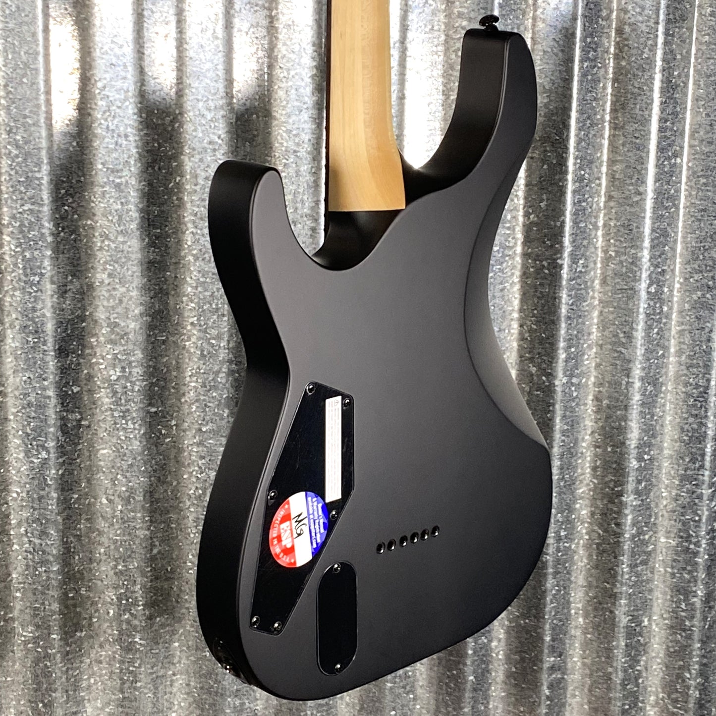 ESP LTD JL-600 Jeff Ling Neck Thru Black Satin EMG Guitar & Case #0714 Used