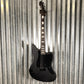 ESP LTD XJ-1 HT Offset Jazzmaster Hard Tail Fishman Black Blast Guitar #2278