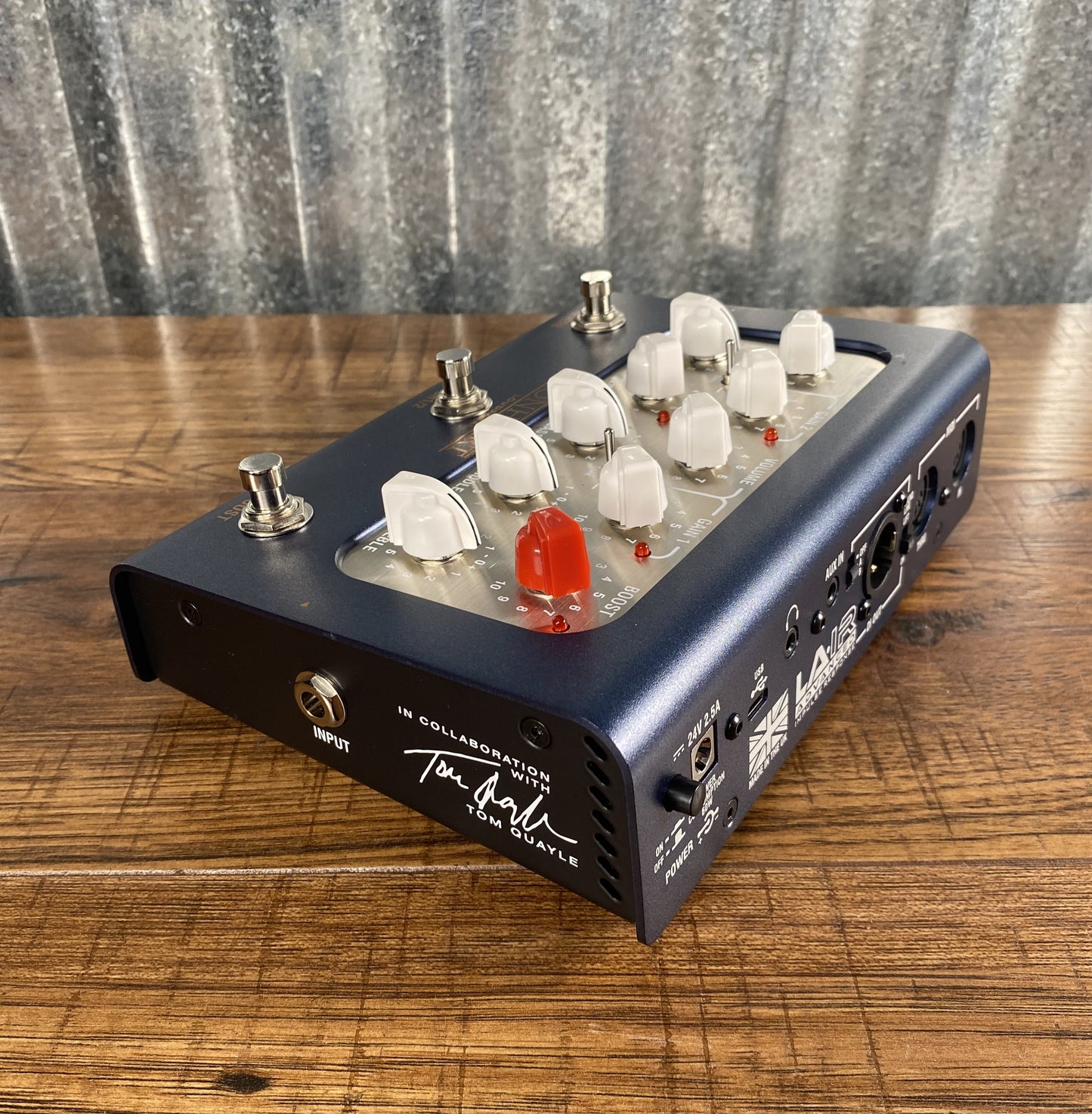 Laney BCC-LOUDPEDAL-LTQ Lionheart Tom Quayle 60 Watt 2 Channel Amplifier Guitar Effect Pedal