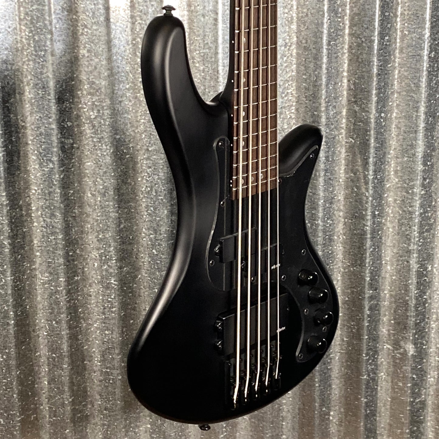 Schecter Stiletto Stealth-5 5 String Bass Satin Black #0022