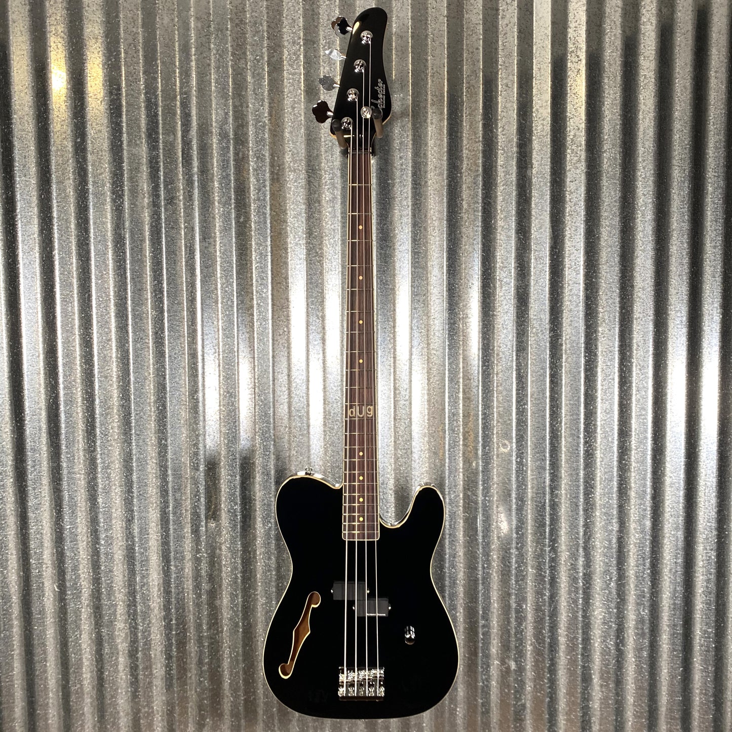 Schecter dUg Pinnick Baron-H 4 String Semi Hollow Bass Gloss Black #1293