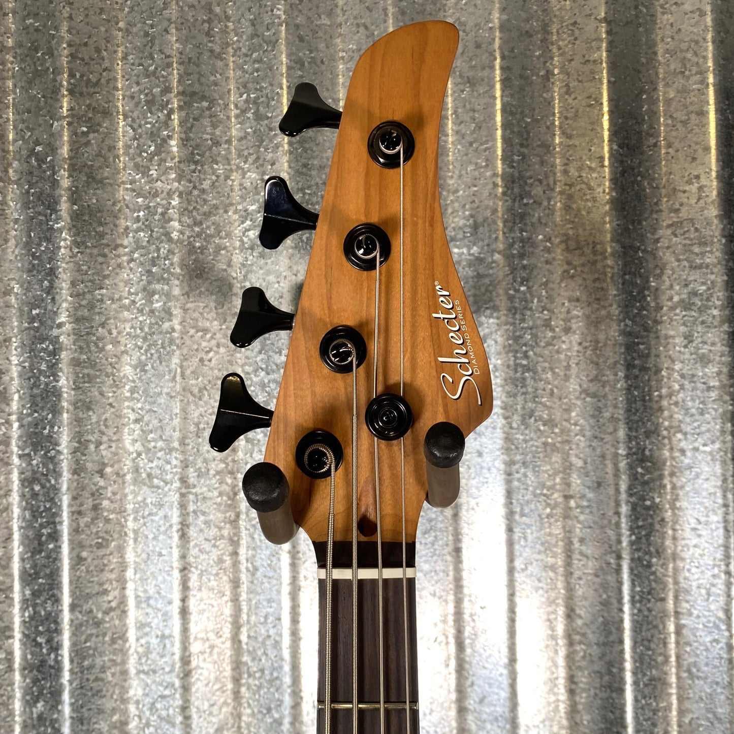 Schecter C-4 Standard Tobacco Burl 4 String Bass #0822