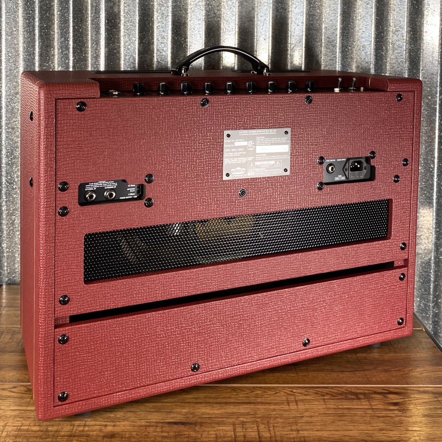 VOX AC15C1VR AC15 Limited Edition Red 15 Watt 1x12" Tube Guitar Amplifier Combo