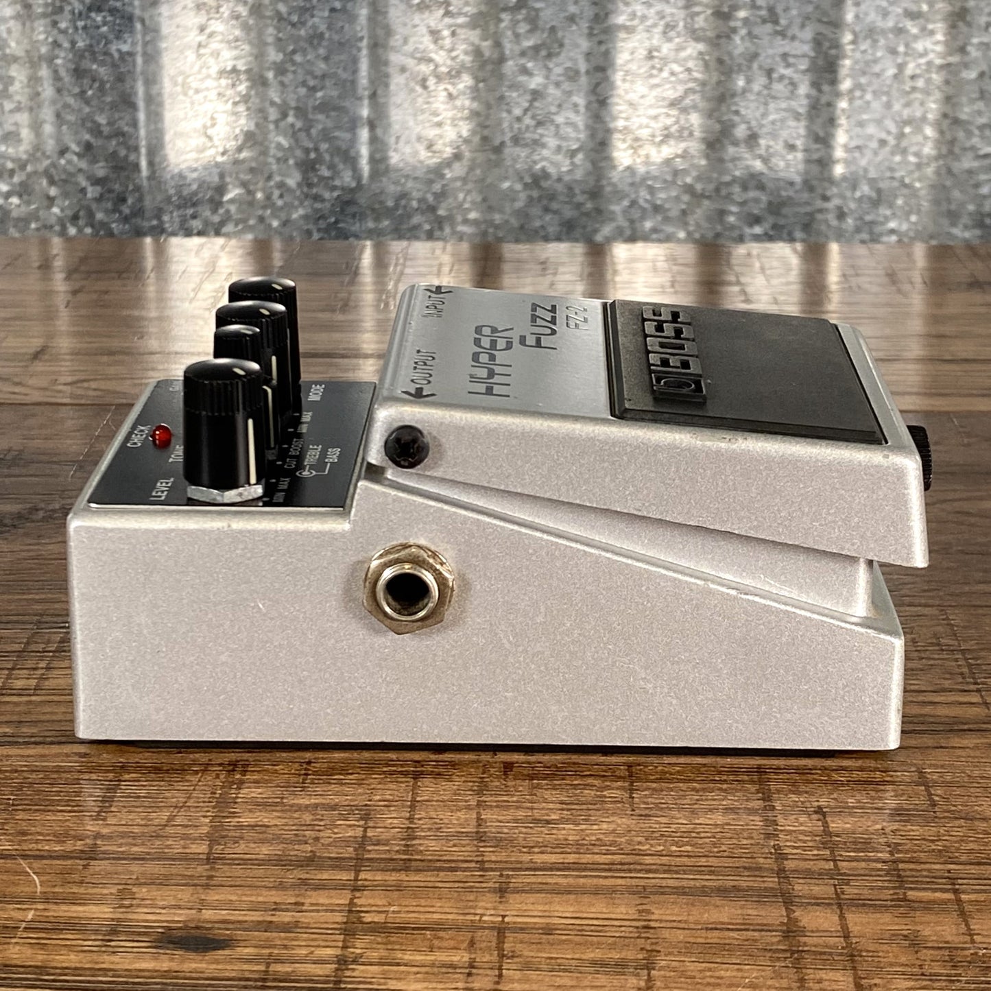 Boss FZ-2 Hyper Fuzz Guitar Effect Pedal Silver Label Taiwan Used