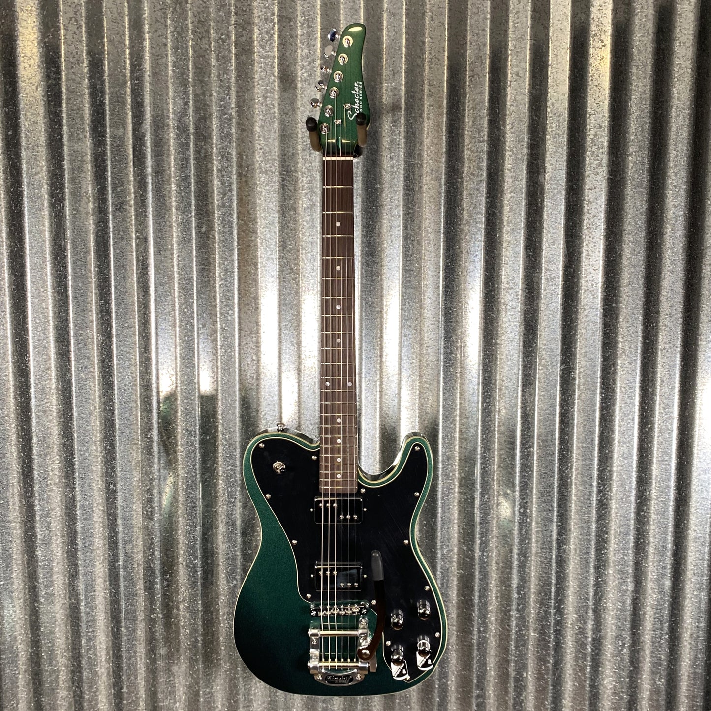 Schecter PT Fastback II B Dark Emerald Green Guitar #0885