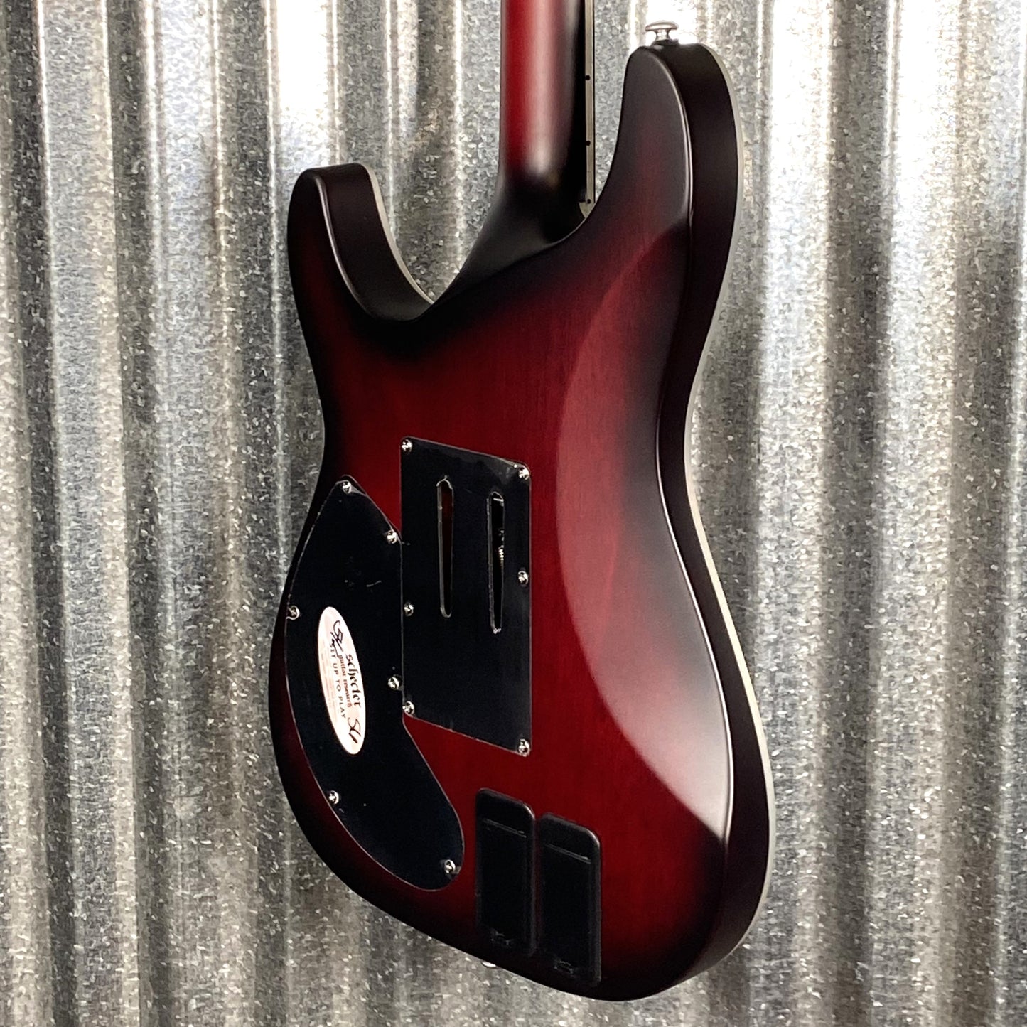 Schecter C-1 Platinum FR S Crimson Red Burst Satin Guitar #0460