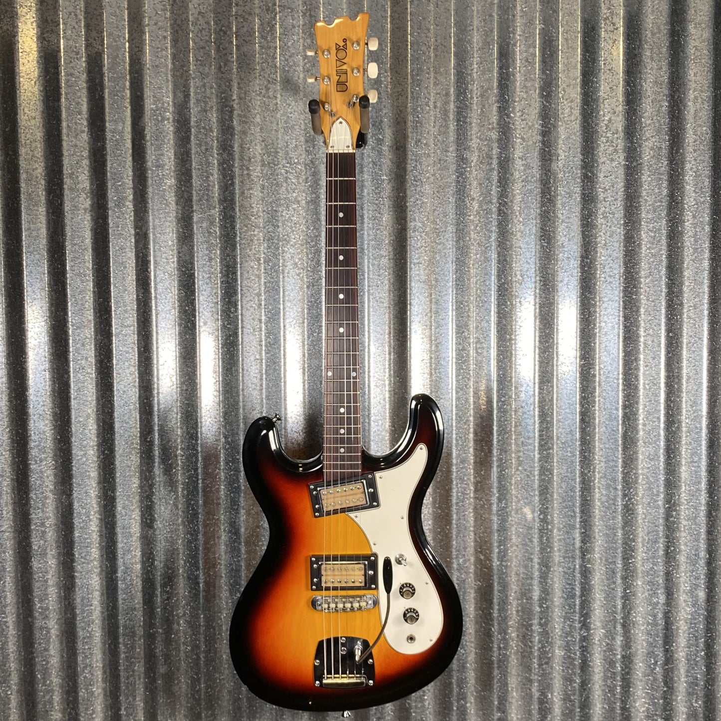 Univox Hi Flier Phase III Sunburst Guitar High Flyer 1970's Japan #0360 Used