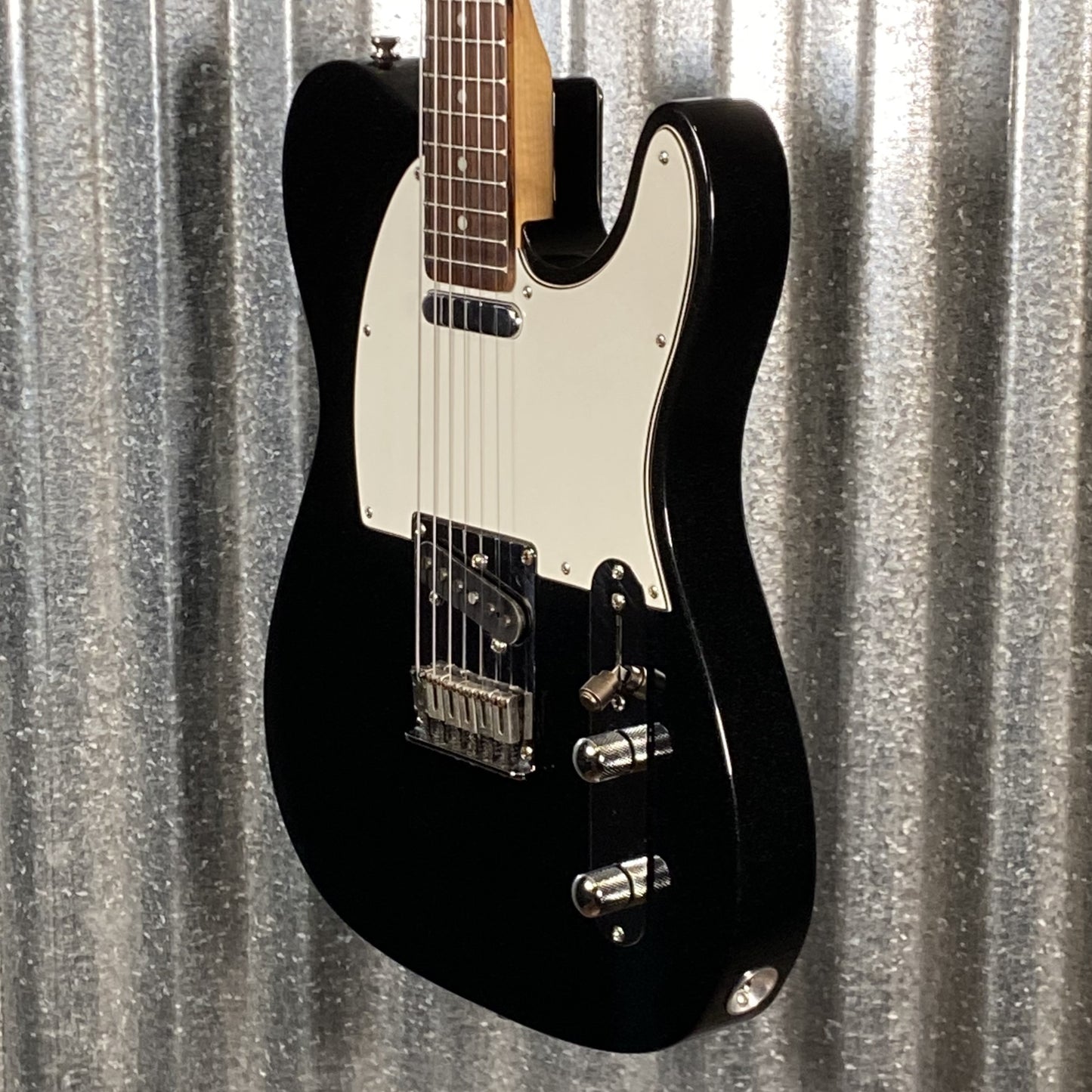 Fender Squier Standard Telecaster Black Metallic Guitar #8357 Used