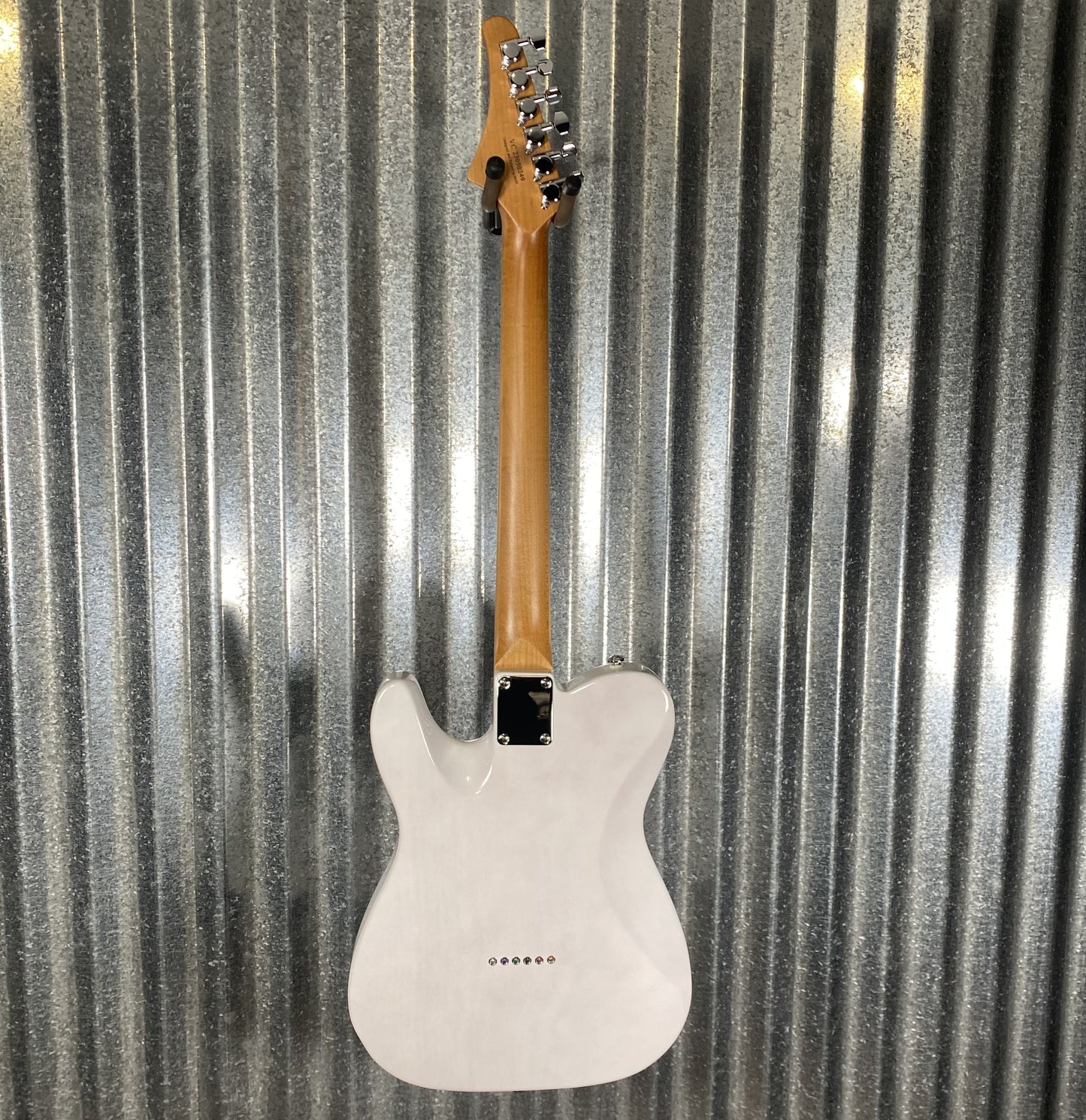 Musi Virgo Classic Telecaster Trans White Guitar #0249 Used