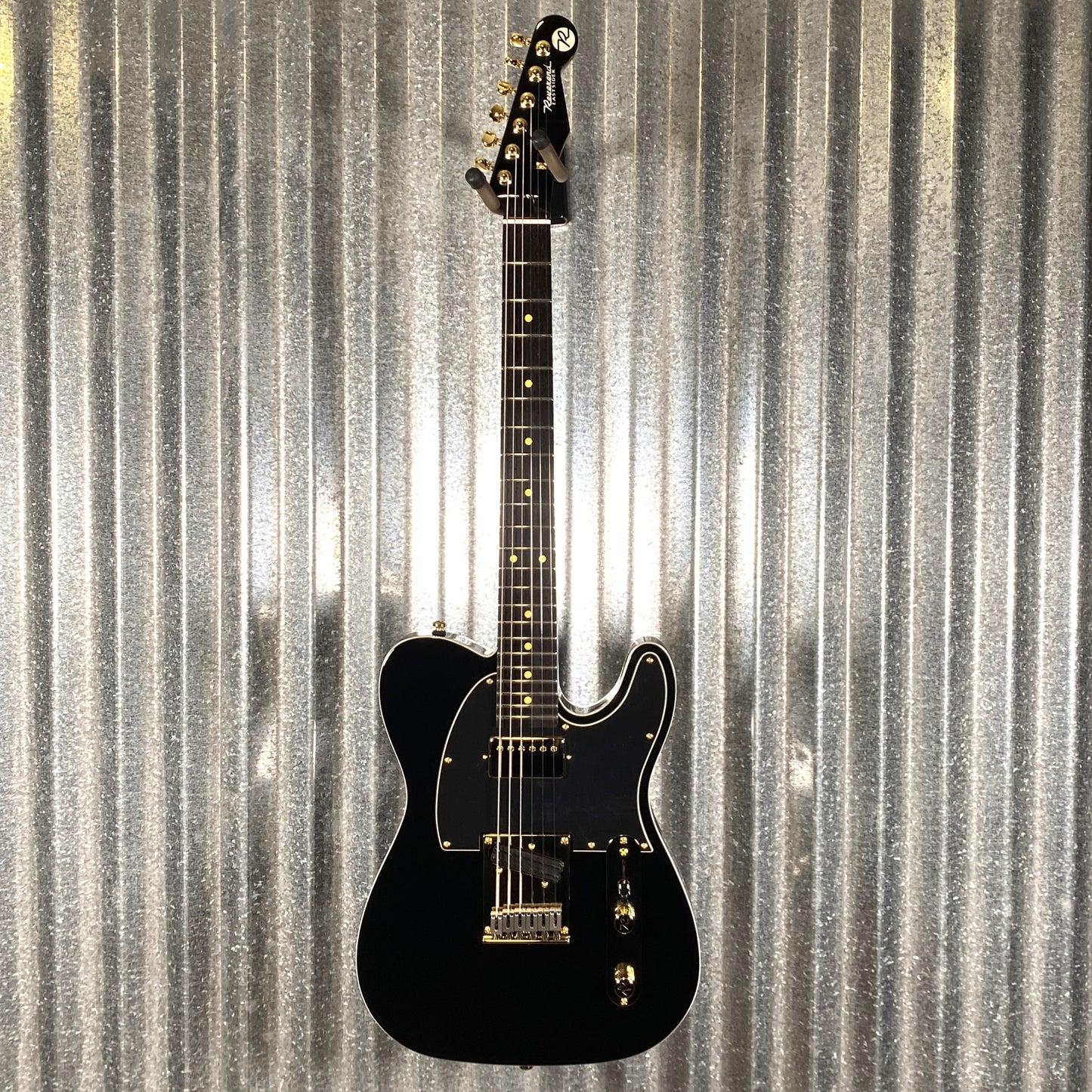 Reverend Pete Anderson Eastsider T Limited Run Gloss Black Guitar & Two Tone Bag #37