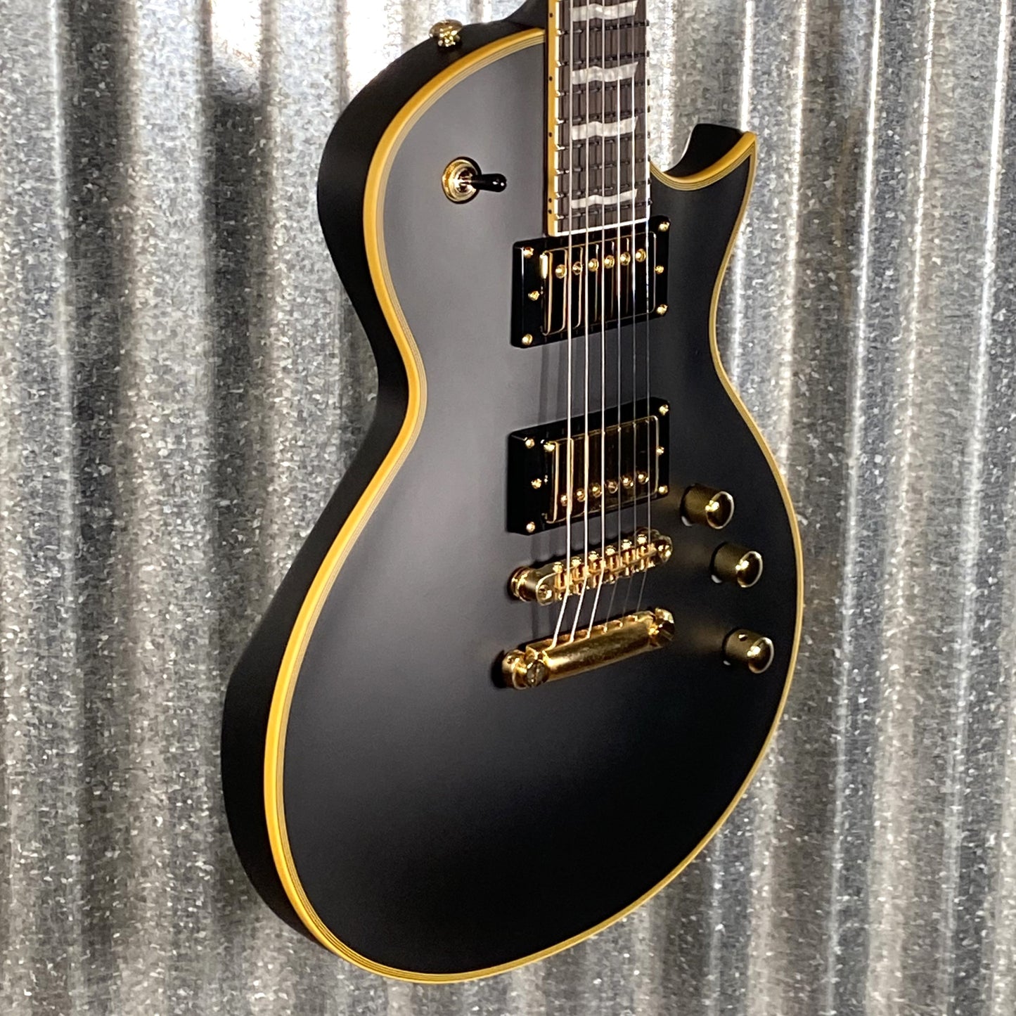 ESP LTD EC-1000 Duncan Eclipse Seymour Duncan Vintage Black Guitar LEC1000VBD #0540 Used
