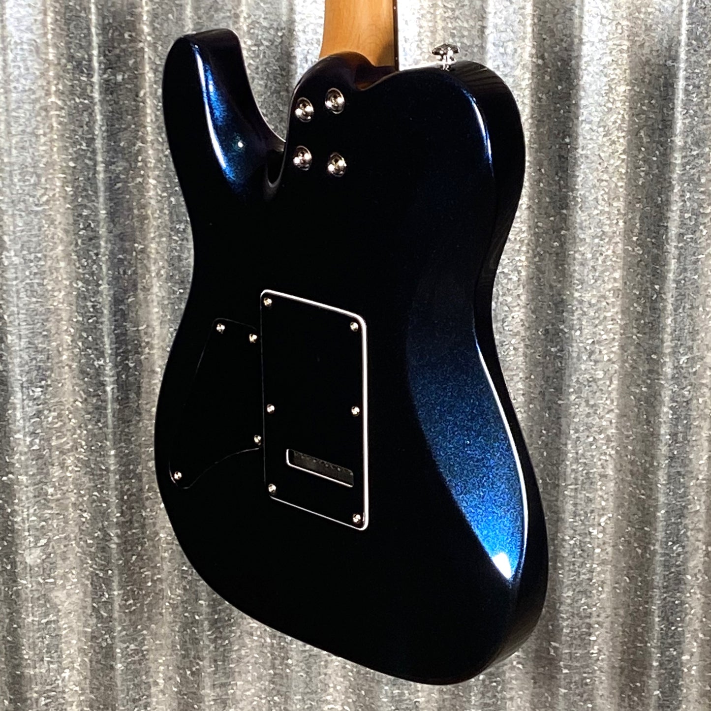 Musi Virgo Fusion Telecaster Deluxe Tremolo Indigo Blue Guitar #0043 Used