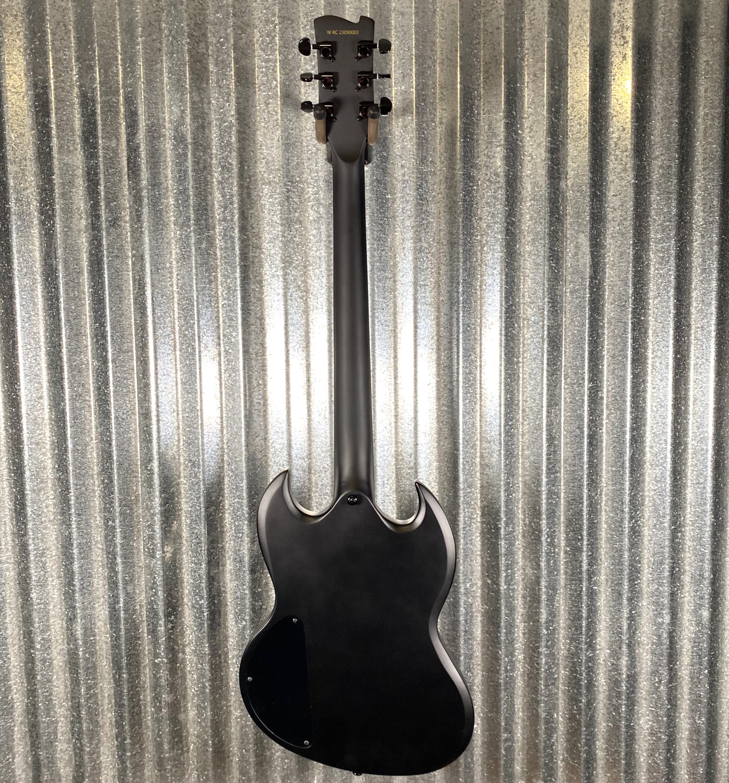Westcreek Racer Offset SG Black Satin Solid Body Guitar #0003 Used