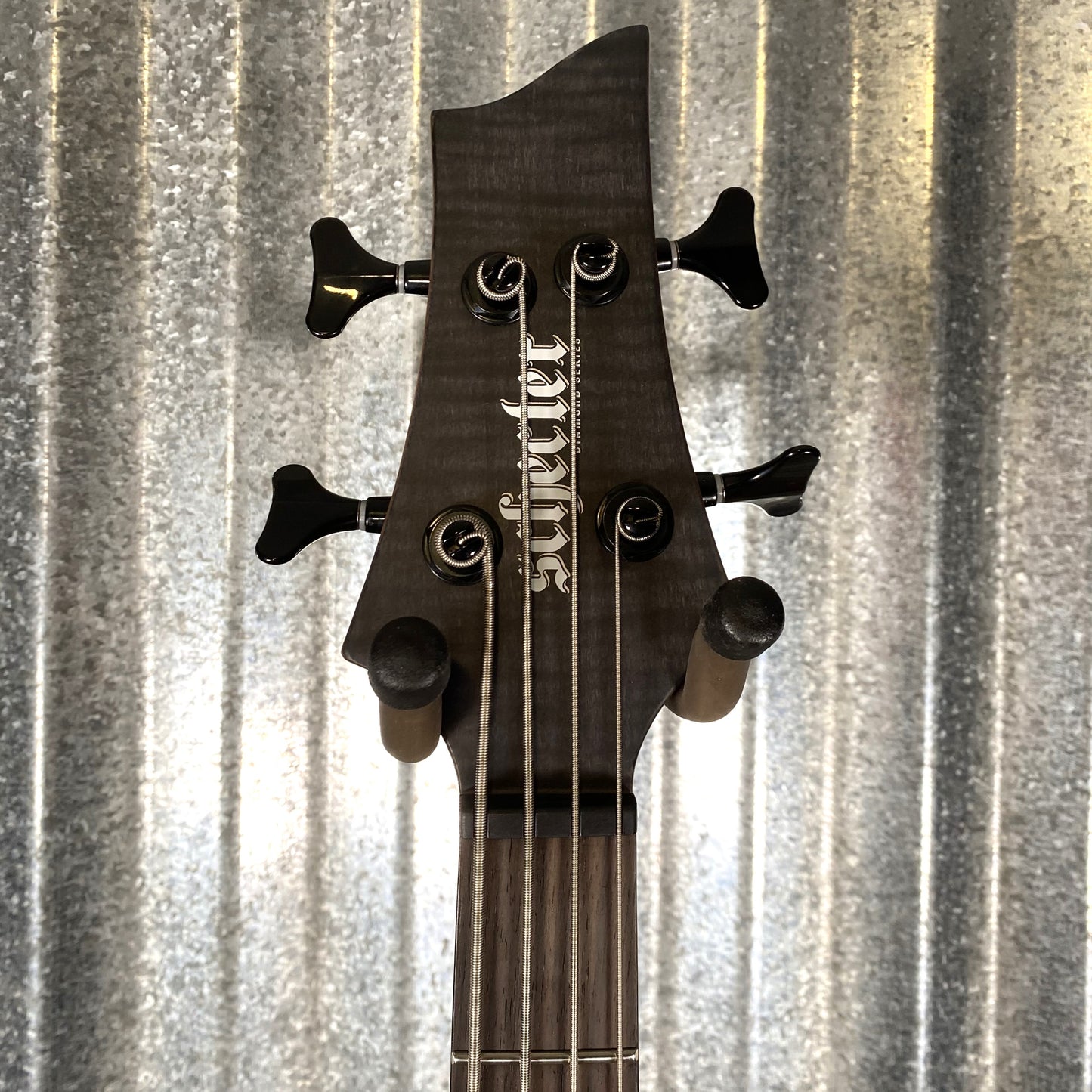 Schecter CB-4 Charles Berthoud 4 String Bass See Thru Black Satin #0582