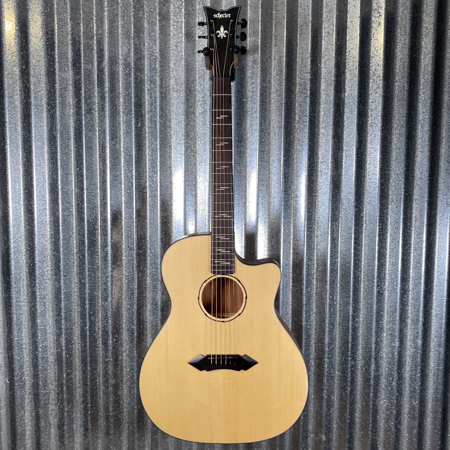 Schecter Deluxe Acoustic Spruce Mahogany Guitar #0039