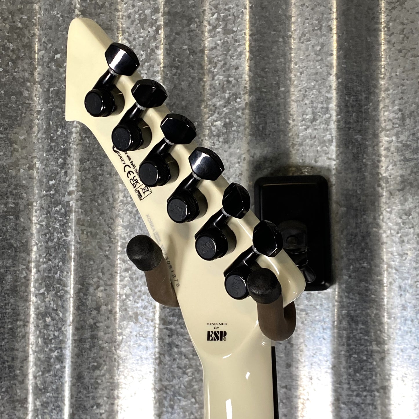 ESP LTD Vulture James Hetfield Olympic White EMG Guitar & Case #1276 Used