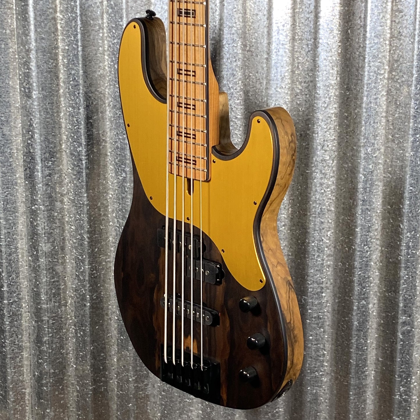 Schecter Model-T 5 Exotic Ziricote 5 String Bass #1508