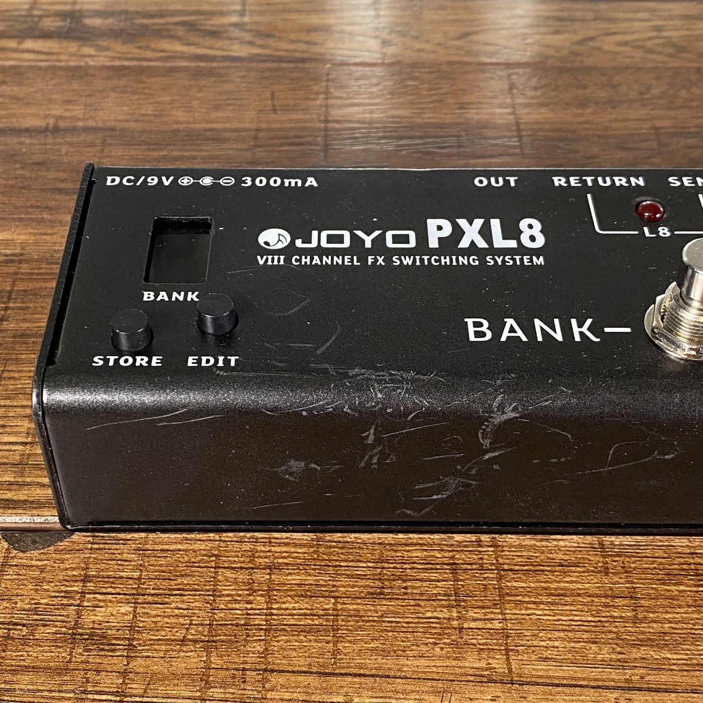 Joyo PXL-8 Programmable 8 Effect Loop Guitar Pedalboard Switcher Used