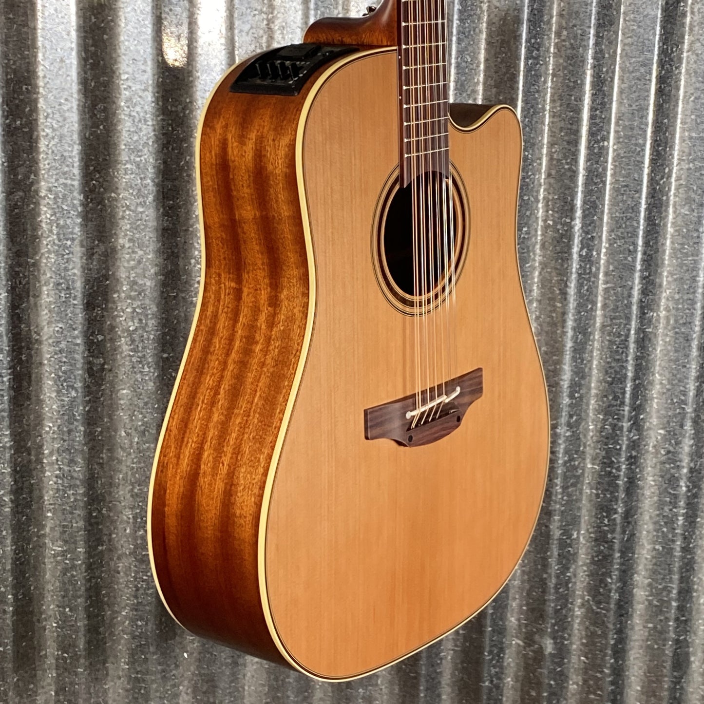 Takamine P3DC-12 Natural Cutaway 12 String Acoustic Electric Guitar & Case Japan #0266 Used