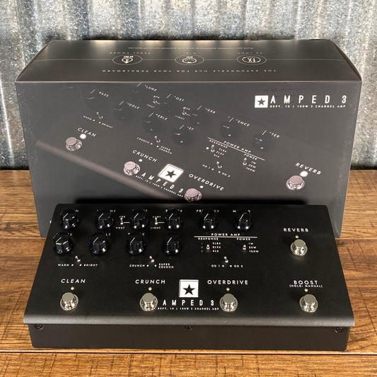 Blackstar Amped 3 100 Watt 3 Channel Reverb Amplifier Guitar Effect Pedal