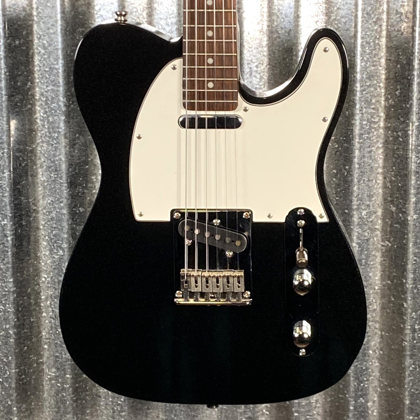 Fender Squier Standard Telecaster Black Metallic Guitar #8357 Used