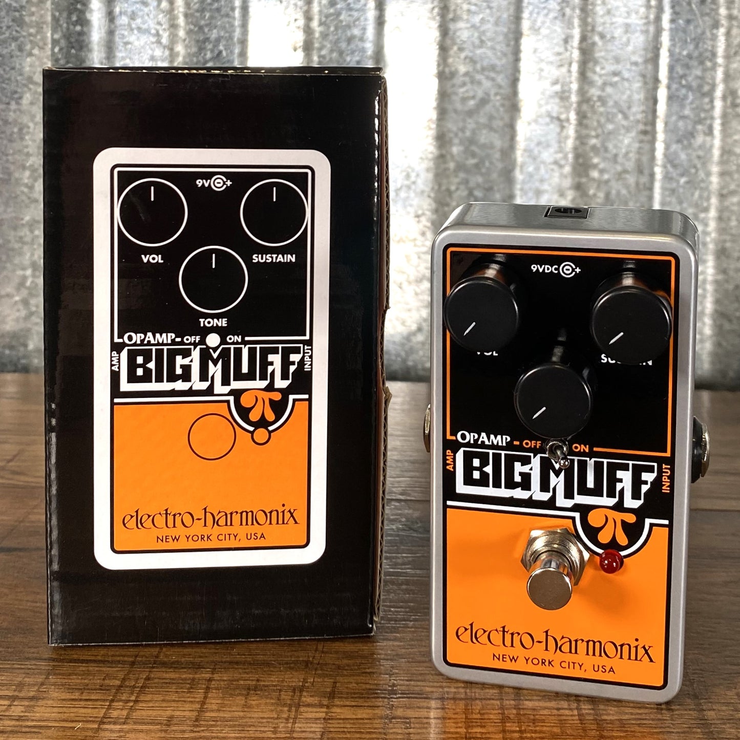 Electro-Harmonix EHX Op-Amp Big Muff Pi Distortion Sustainer Guitar Effect Pedal