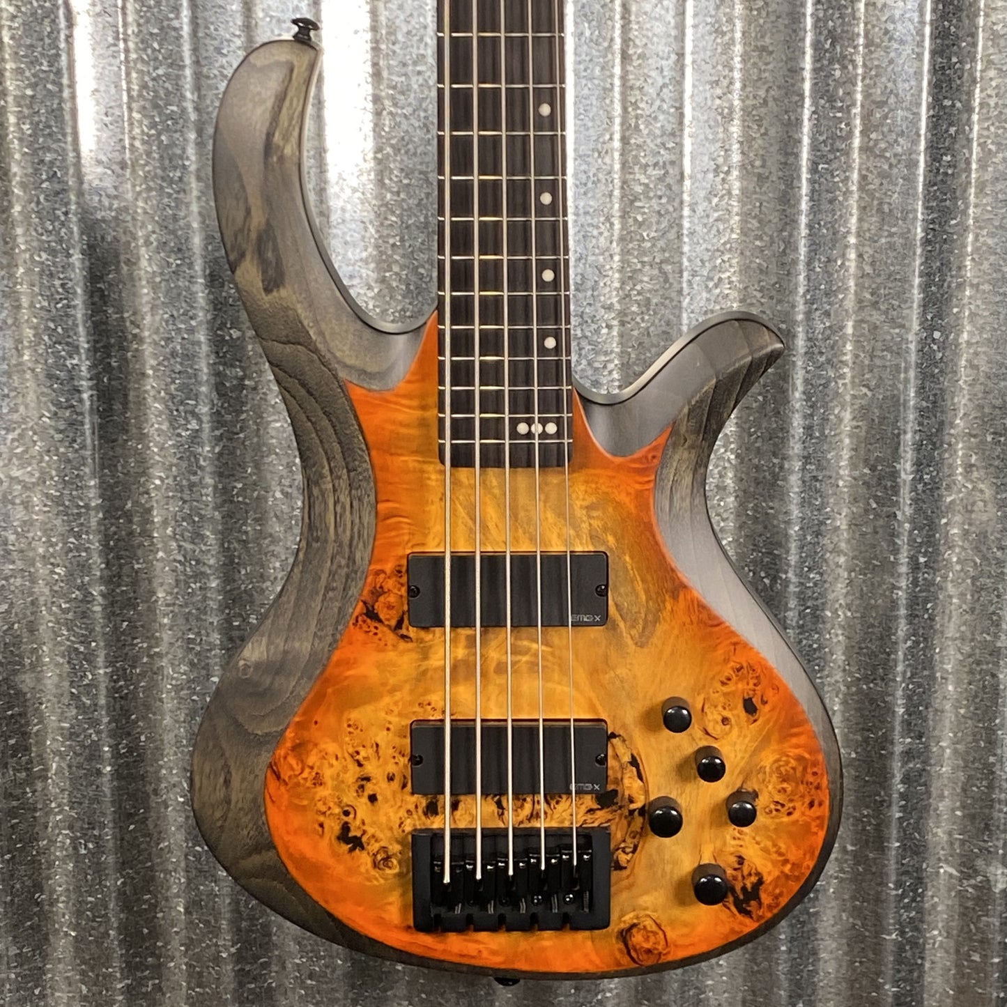 Schecter Riot 5 String Bass Inferno Burst #0605