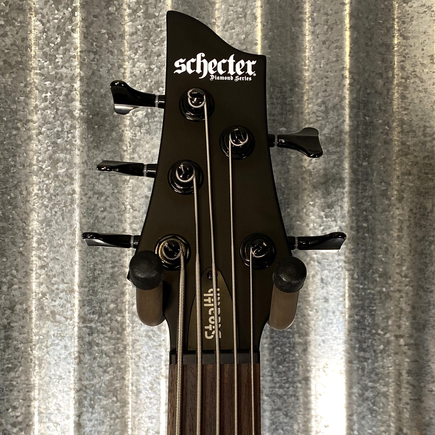 Schecter Stiletto Stealth-5 5 String Bass Satin Black #0022