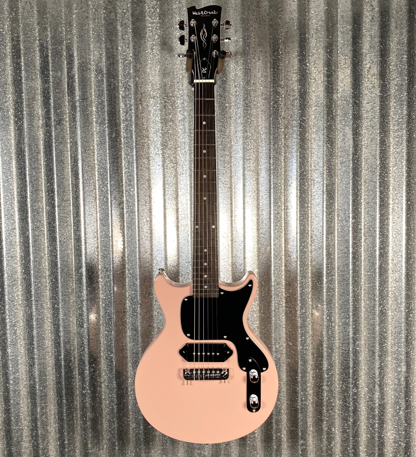 Westcreek Guitars DC LP Jr Style Double Cutaway Pastel Pink #0043 Used