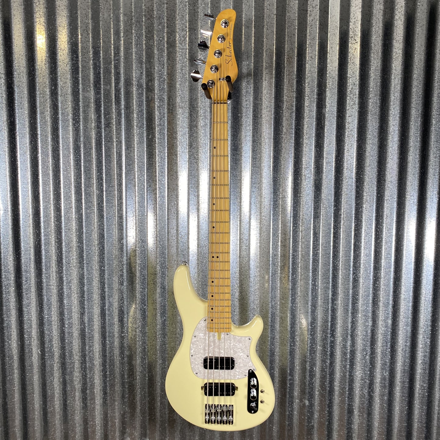 Schecter CV-5 5 String Bass Ivory #0672