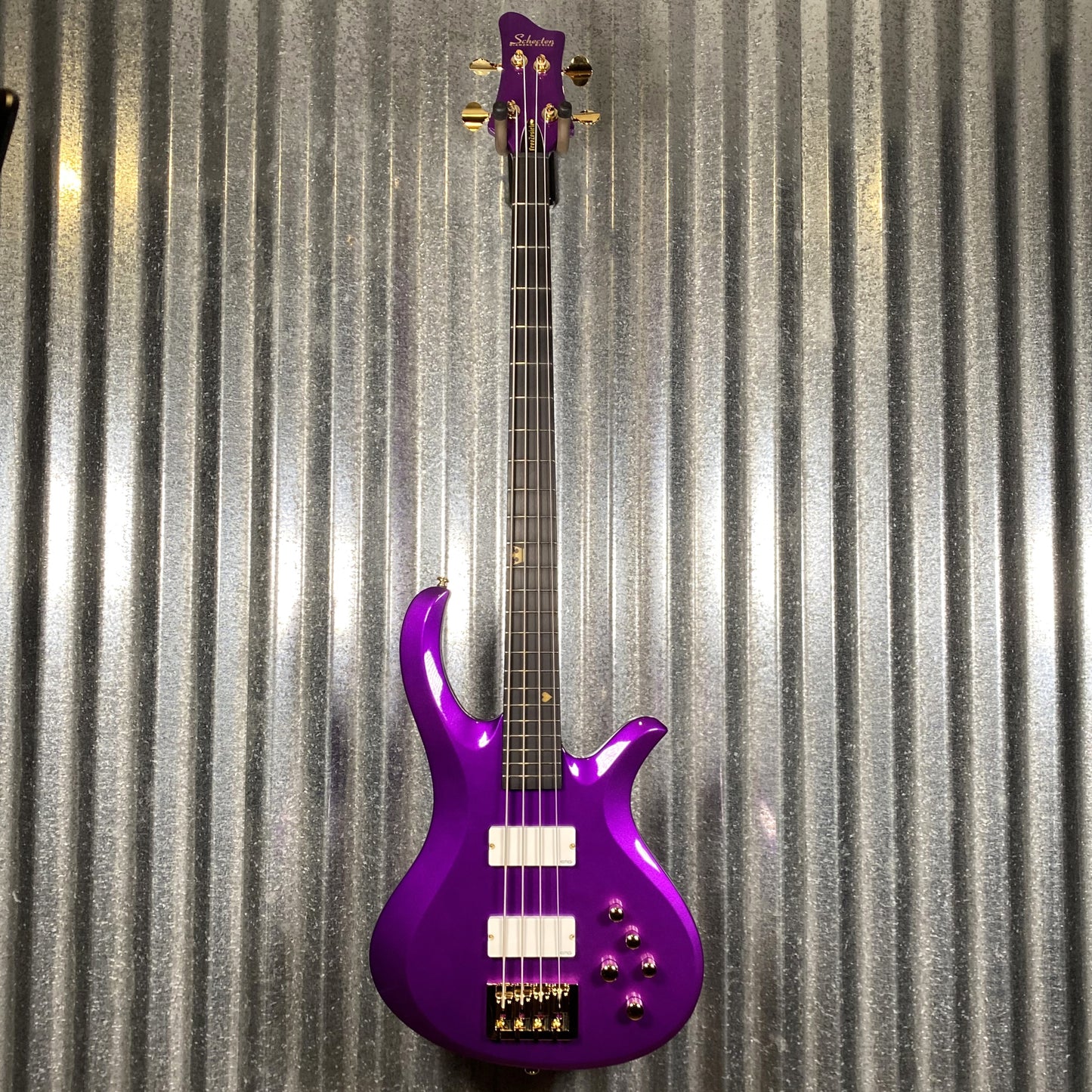 Schecter FreeZesicle-4 Ricky "Freeze" Smith Morris Day and the Time 4 String Bass Freeze Purple #1412