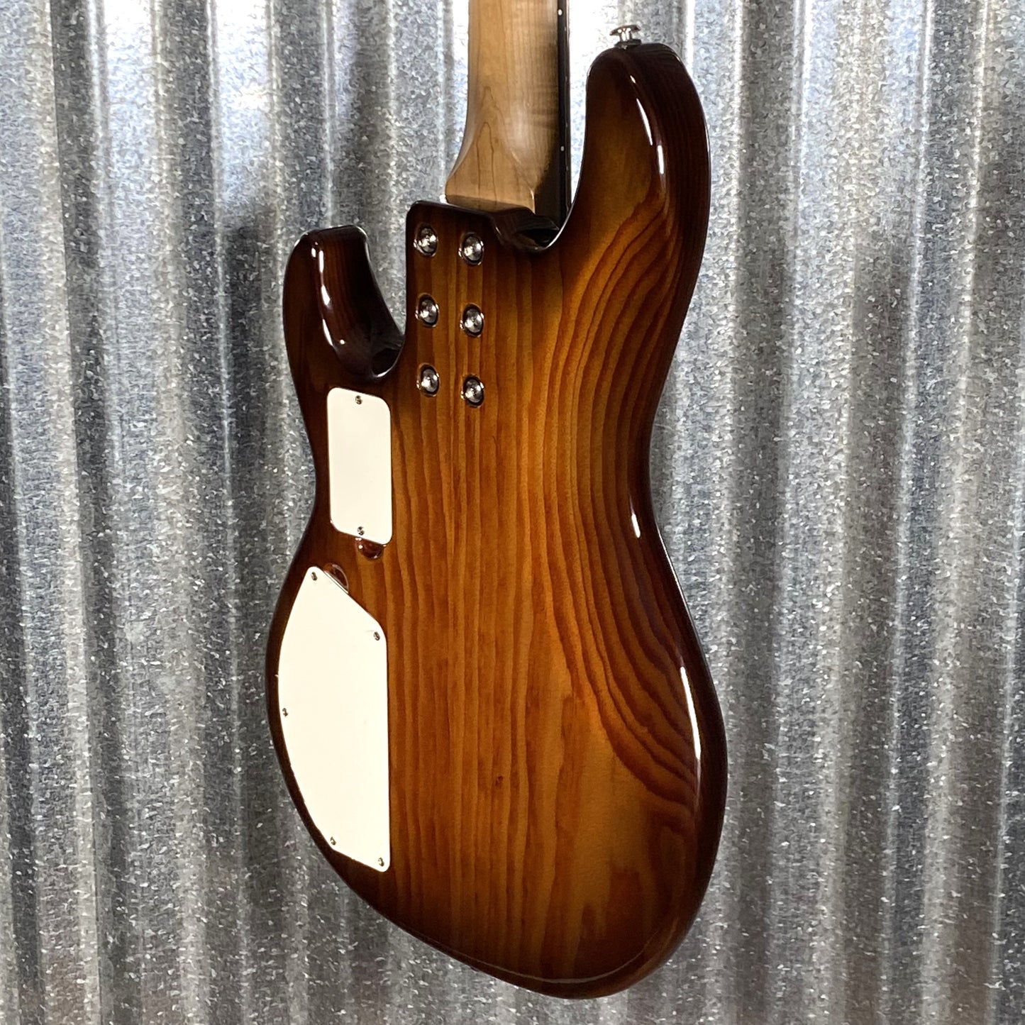 G&L USA Custom Shop L-2500 5 String Bass Smoked Caramel Roasted Pine & Bag #4018