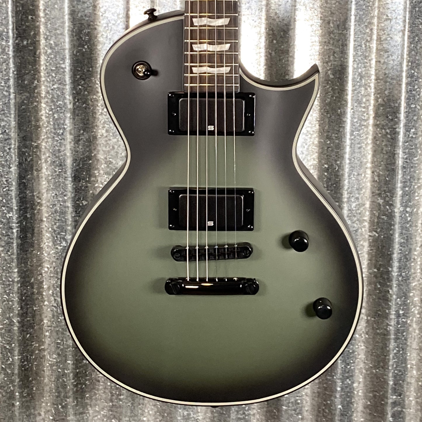 ESP LTD BK-600 Bill Kelliher Military Green Sunburst Satin Seymour Duncan Guitar & Case #1029 Used