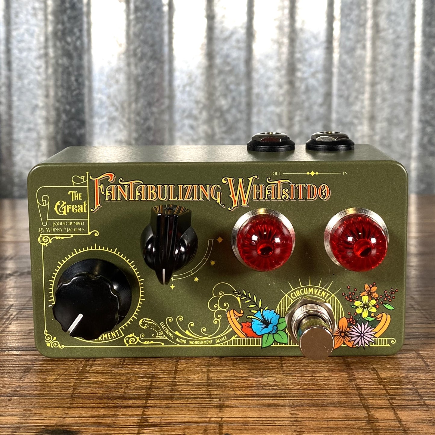 Whimsy Machines The Great Fantabulizing Whatsitdo Pitch Octave Fuzz Guitar Bass Effect Pedal Used