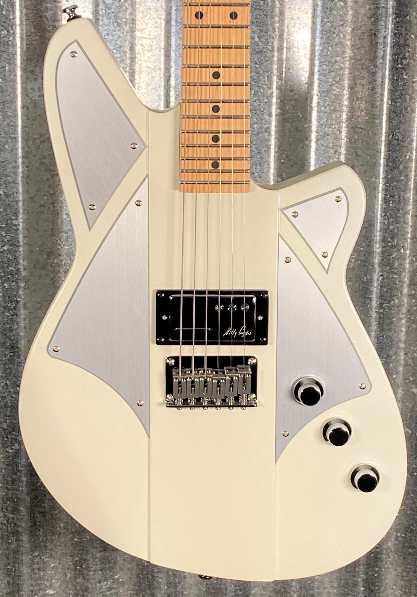 Reverend Billy Corgan Terz Pearl White Guitar & Bag #0645