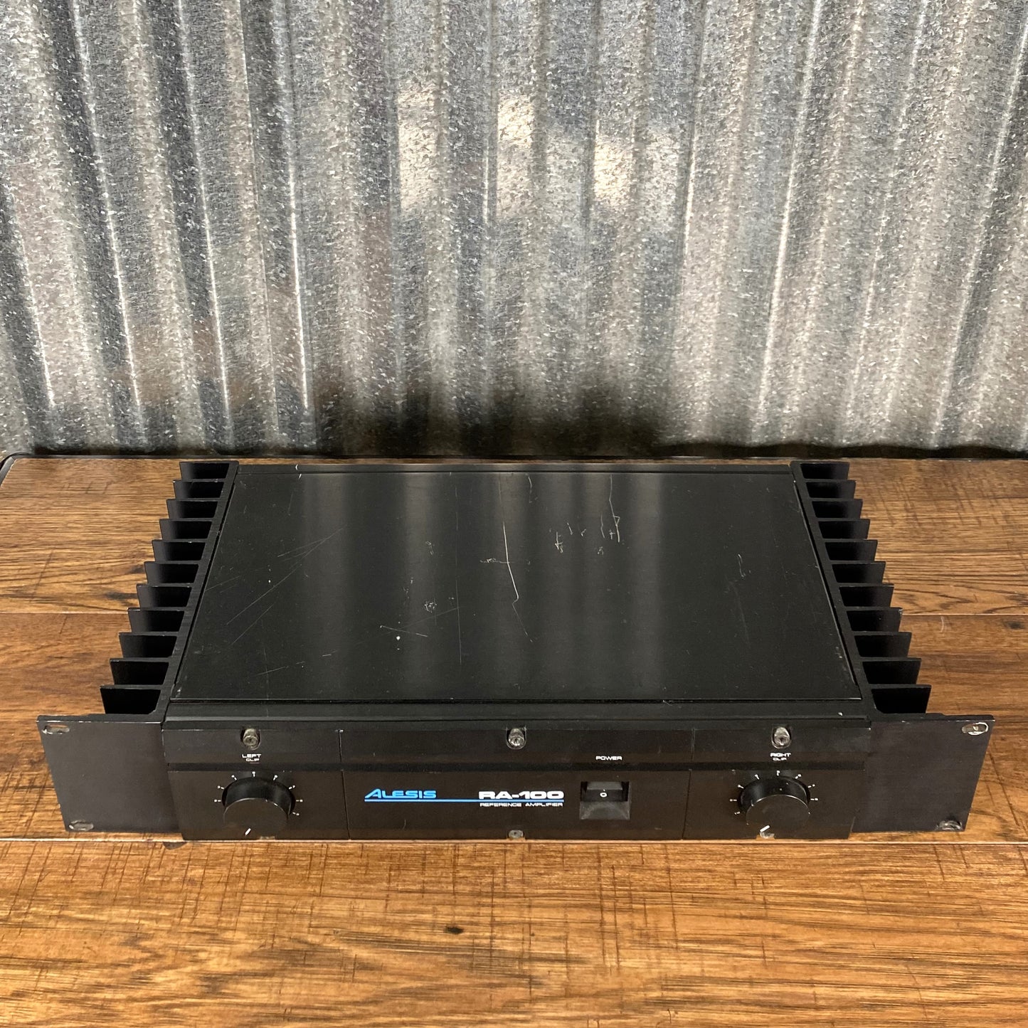 Alesis RA-100 Two Channel 100 Watt Studio Quality Reference Monitor Rack Amplifier RA100 Used