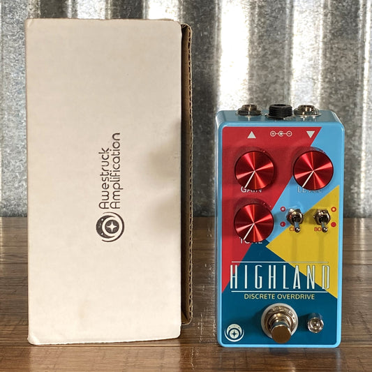 Awestruck Amplification Highland Overdrive Guitar Effect Pedal Used