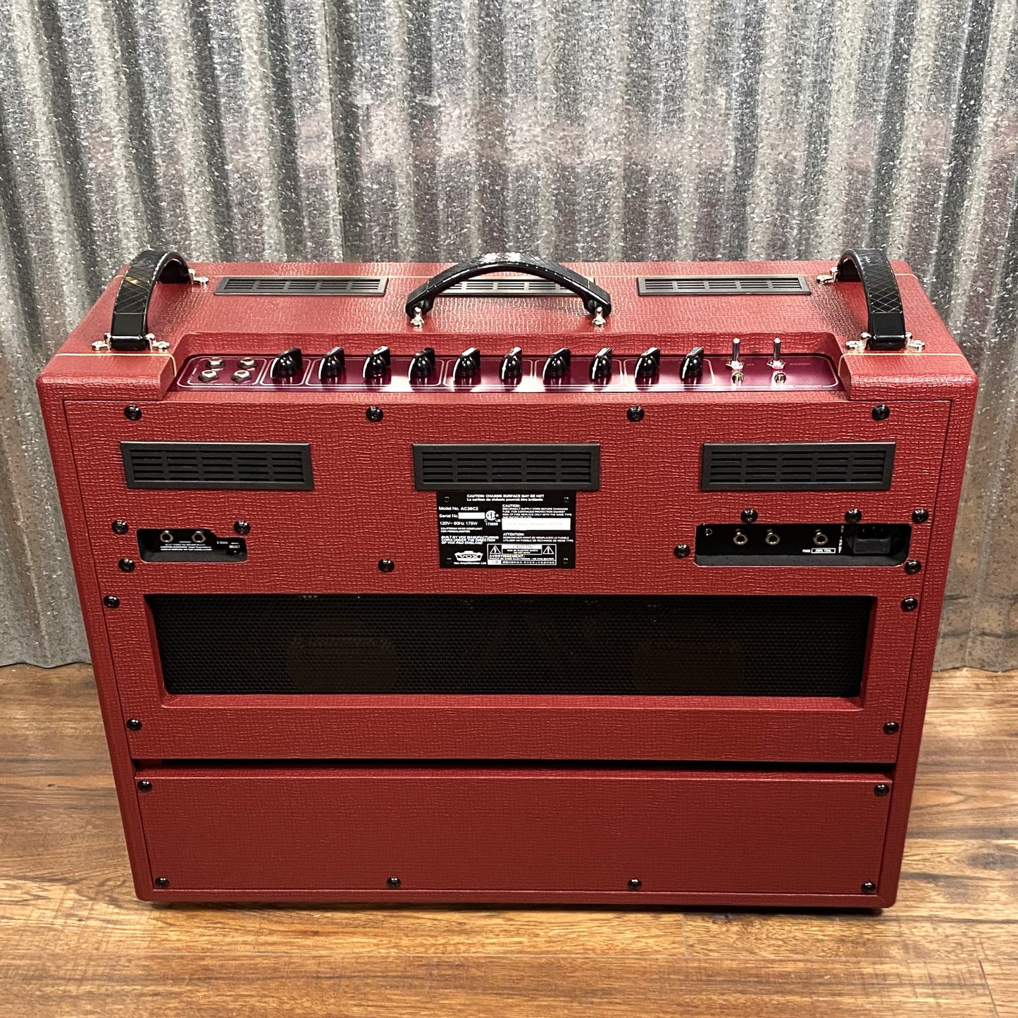 VOX AC30C2CVR AC30 Limited Edition Red 30 Watt 2x12" Tube Guitar Amplifier Combo