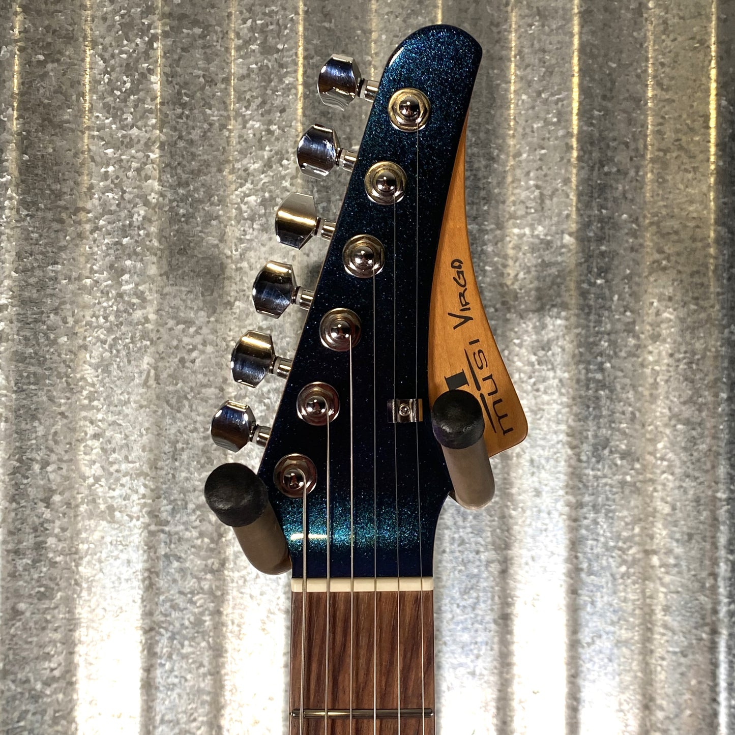 Musi Virgo Fusion Telecaster Deluxe Tremolo Indigo Blue Guitar #0043 Used