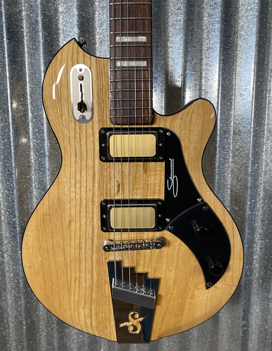 Supro 1296AN Silverwood Natural Ash Guitar & Bag #0187