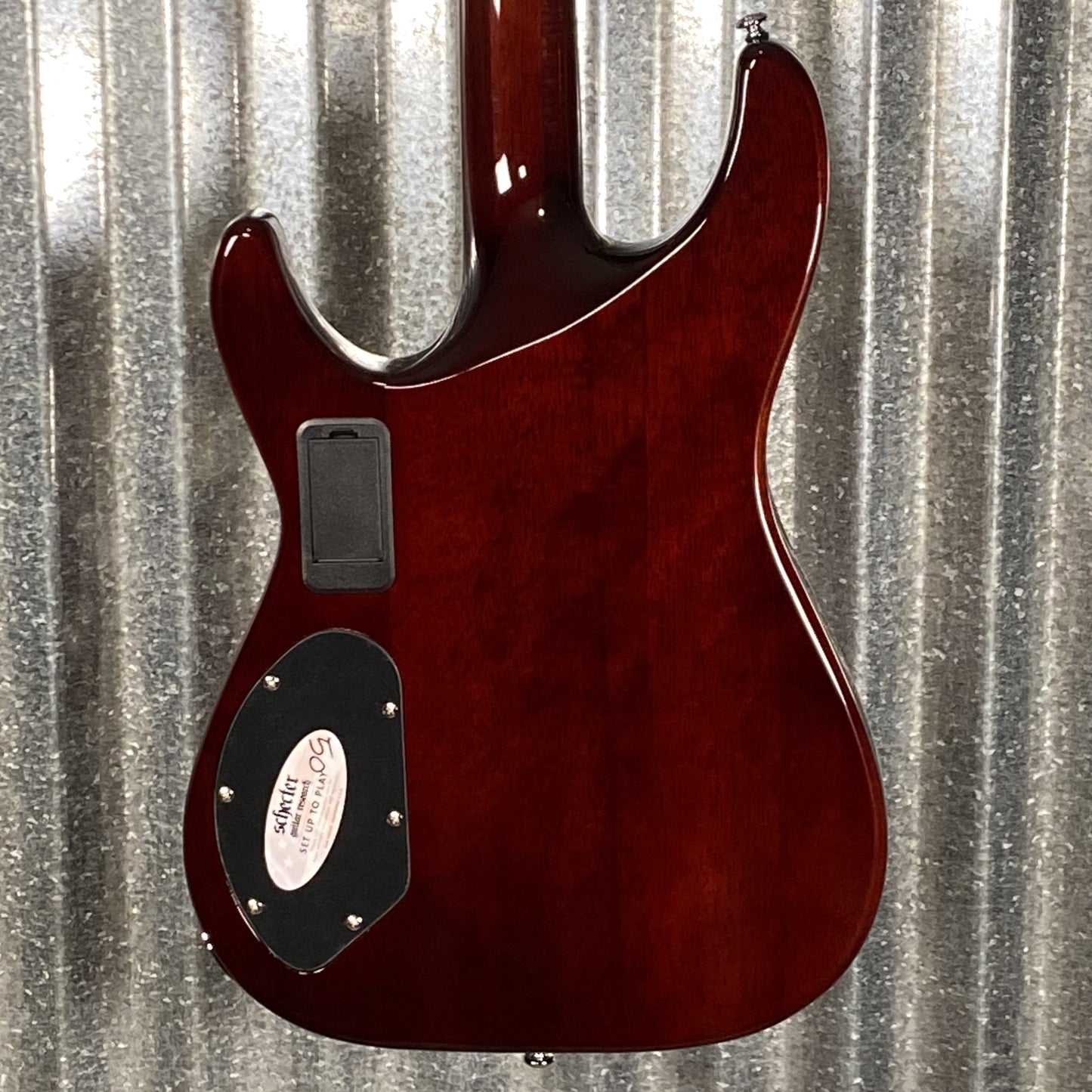 Schecter C1 E/A Classic Piezo Cat's Eye Flame Guitar #0383