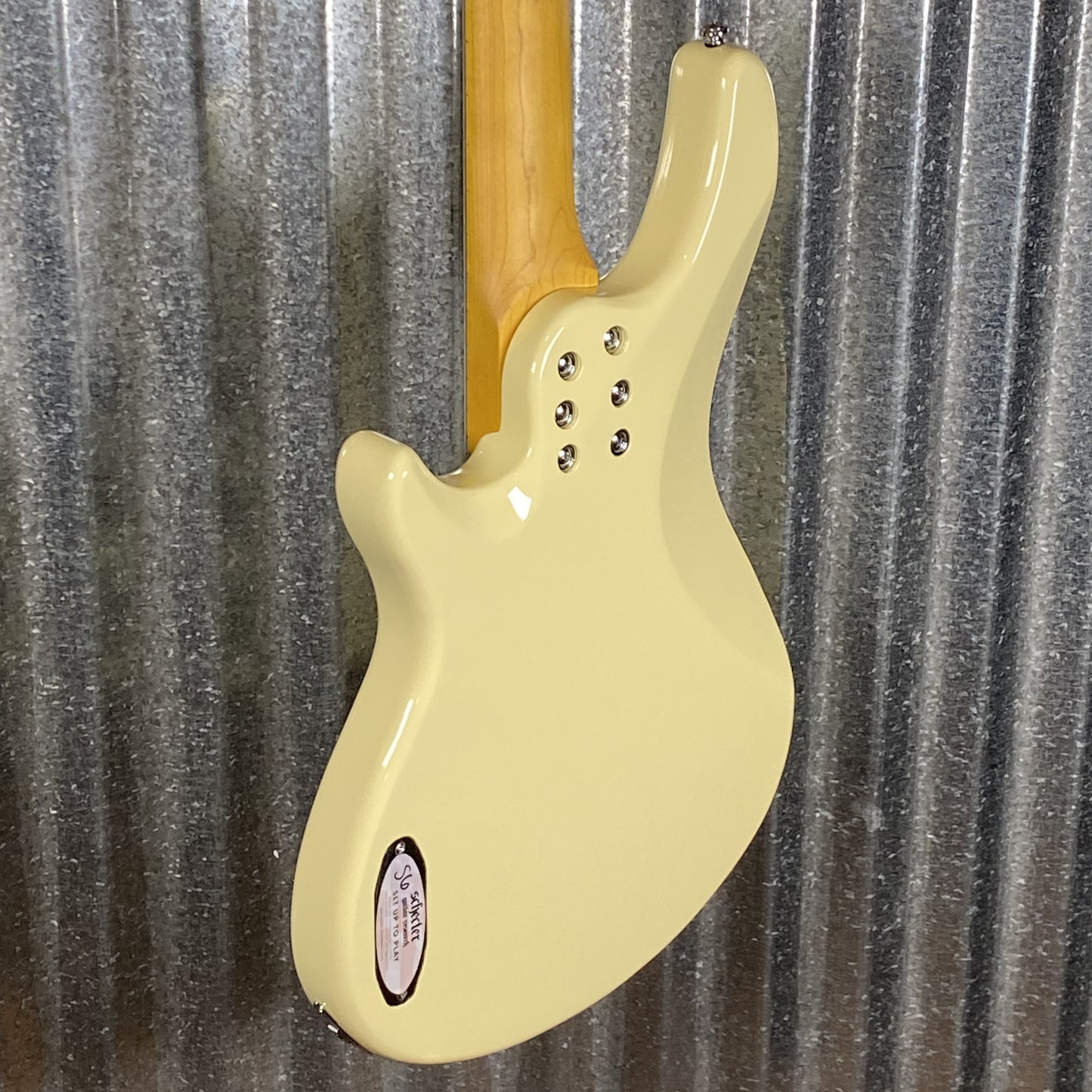 Schecter CV-5 5 String Bass Ivory #0672