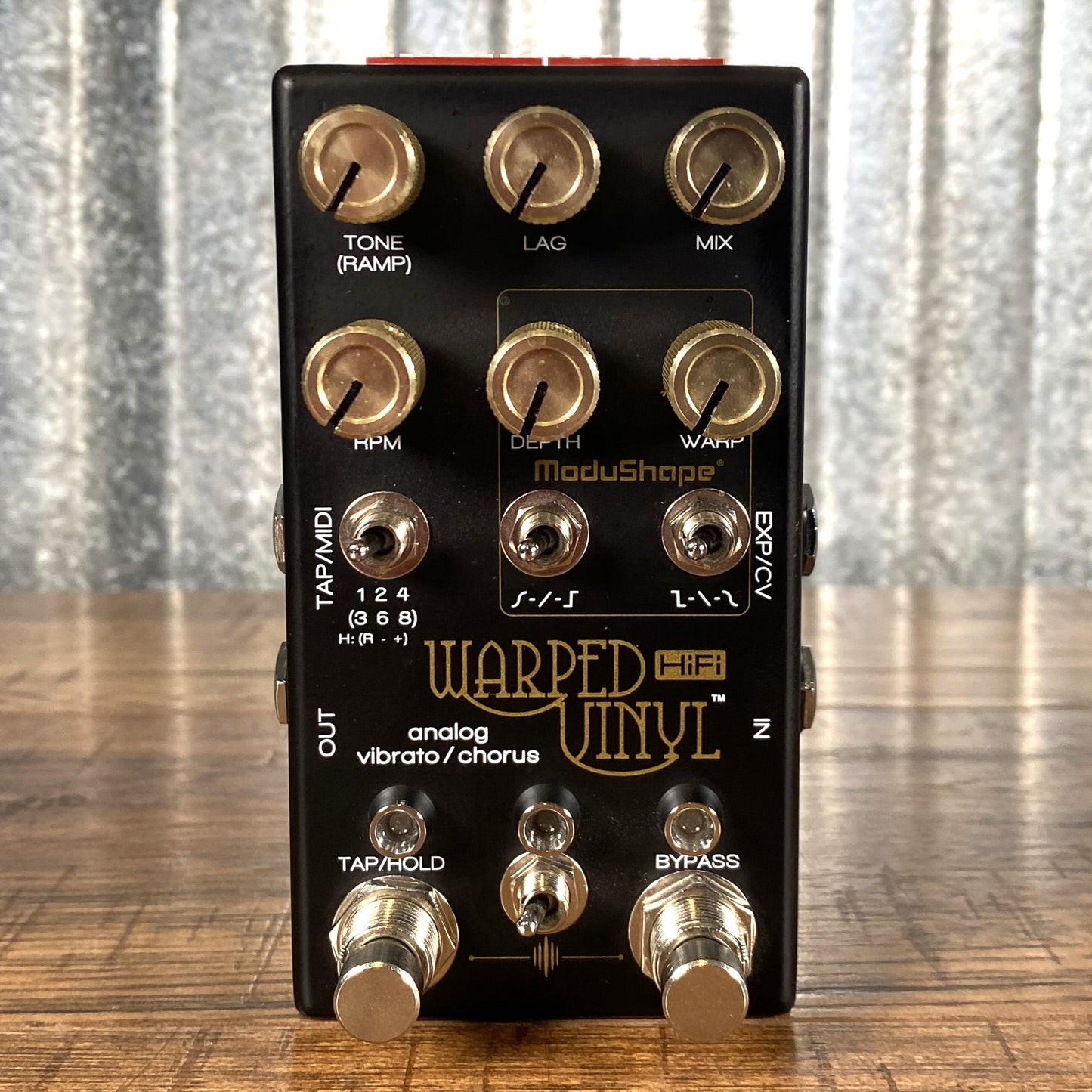 Chase Bliss Audio Warped Vinyl HiFi Pitch Vibrato Chorus Guitar Effect Pedal Used