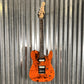 G&L USA Custom Shop ASAT HH RMC Clear Orange Burl Top Guitar & Bag #6002 Used