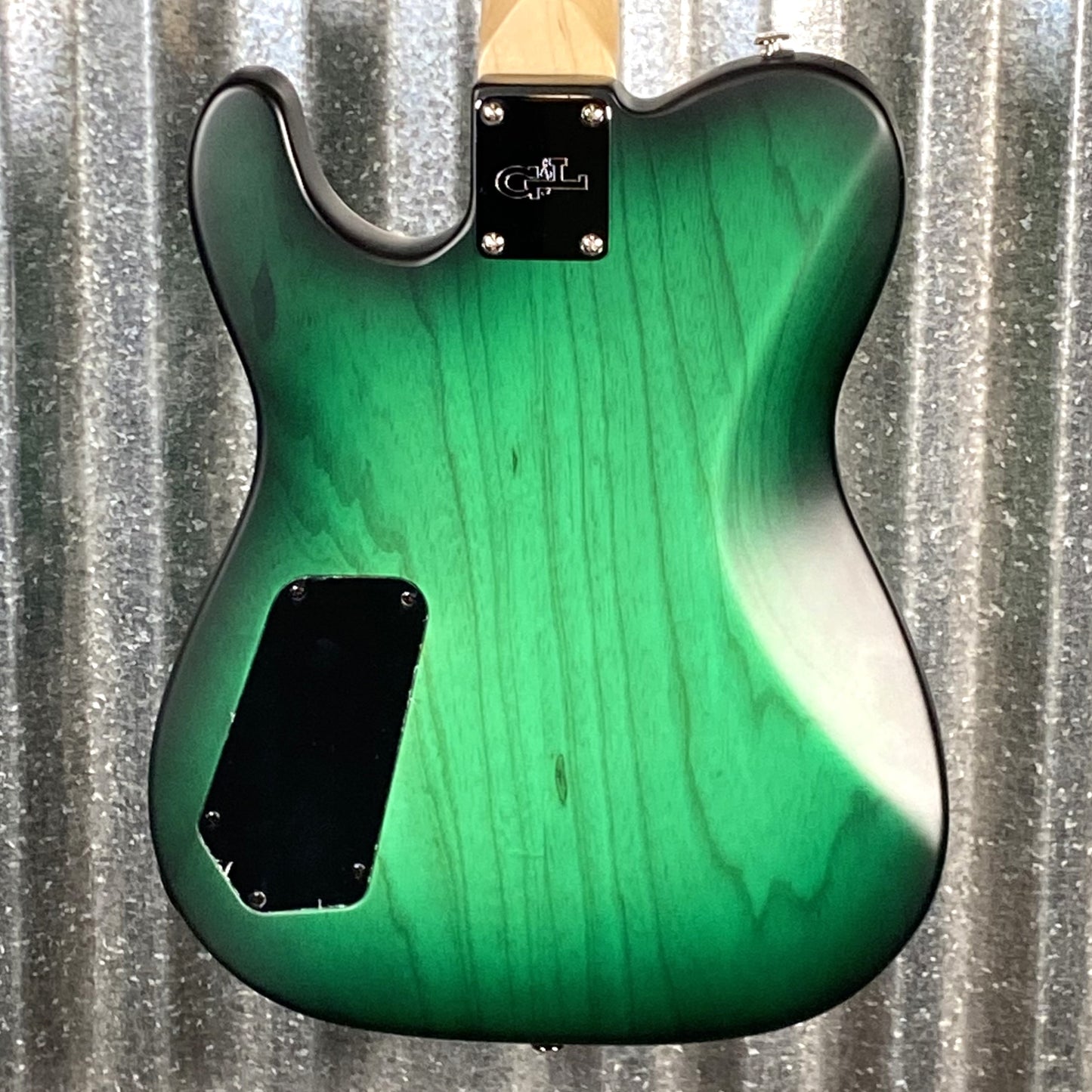 G&L USA ASAT HH RMC Green Burst Frost Top Guitar & Bag #7015