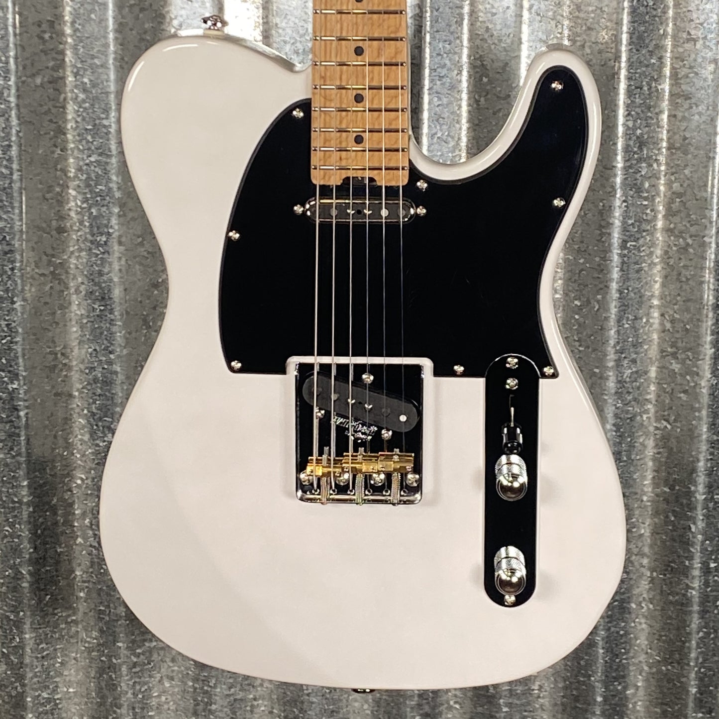 Musi Virgo Classic Telecaster Trans White Guitar #0249 Used